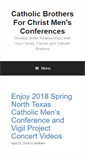 Mobile Screenshot of catholicbrothersforchrist.com